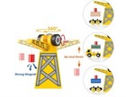 55pcs Wooden Train Set With Railway Tracks