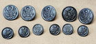 Wwi Us Army Model 1912 17 Service Coat Button Set