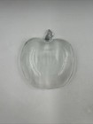 Vintage Clear Glass Apple Shaped Bowl - 4 25    X 5 25    X 1 45   