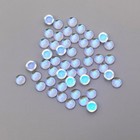 Inspirelle 6mm Glass Cabochons 50 Pieces Crystal Ab Half Round 6mm  Clear 