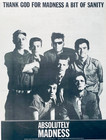 Madness 1980 Original Poster Advert Absolutely Vintage 1980s Ska Stiff Sanity