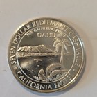 California Hotel   Casino Las Vegas Nv  7 Redeemable  999 Fine Silver Token