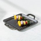Lodge Chef Collection 11   Seasoned Cast Iron Square Grill Pan Lc11sgp Fast Ship