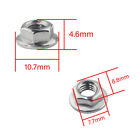 M5 M6 M8 M10 M12 Din 6923 304 Stainless Steel  Serrated Hex Flange Lock Nuts