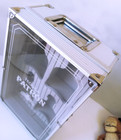 Awesomw Patron Tequila Aluminum Padded Storage Box 14x9x5 Display Carry Case