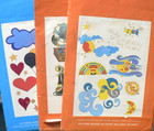 Vintage Vogart Iron On Fabric Applique Transfer Set Of Three 751 752   754 Uncut