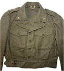 Post Ww2 1956 Army Jacket French Military Wool Coat Eisenhower Ike Battle Dress