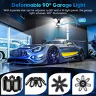12000000lm Led Garage Light Bright Work Shop Ceiling Light Deformable Bulb Lamp