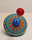 Schylling More Fun Vintage Tin Metal Spinning Circus Clown Top Toy
