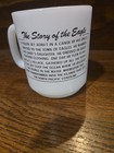 Vtg Uncommon Native American The Eagle Symbol Glasbake Coffee Mug Cup 