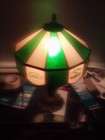 Rare John Deere Tiffany Style Table Lamp Works Fine  Very Good Condition