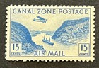 Travelstamps  Canal Zone Stamps Scott  c10  15 Cent Airmail Issue Mint Mnh Og