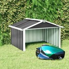Garden Robot Lawnmower Shed Storage House Patio Garage Galvanized Steel Vidaxl 