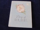 Vtg Baby Memory Book 3p Lot Color Illust  As Is Great To Cut Up For Scrapbook Sp
