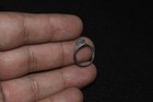 Genuine Ancient Roman Bronze Ring With Lapis Lazuli Bezel Ca  1st-3rd Century Ad
