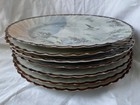 Fine Japanese Kutani Plates Meiji Signed Antique Hand Painted Porcelain Satsuma