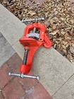 Genuine Ridgid No 39 Portable Pipe Vise 1 8  To 2-1 2  Clamp On Works Great Nice