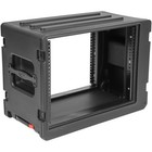 Skb 1skb-r8sw 8u 11 75  Deep Shallow Roto-molded Rolling Audio Rack Case
