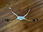 Riddell Speedflex Football Helmet White Ratchet Hard Cup Chinstrap M Cam Loc Set