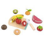 Wooden Cutting Fruits Toy     17 Piece Imaginative Play Food Set