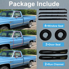Front Door Window Weatherstrip Seal Kit For Chevy Gmc C k Jimmy Blazer Suburban