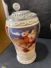 Coca-cola Santa Claus Mug Stein Tankard Lot Of 3 Season s Greetings Good Girls  