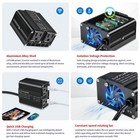 300w Car Van Power Inverter Dc 12v To Ac 110v 120v Converter W  2usb   2ac Black