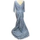 Bridess Lace Formal Gown Mother Of The Bride Dress Evening Maxi Blue  read 
