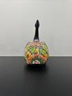 Talavera Pelican Mexican Pottery Bird Figure Large 14    Folk Art Blue