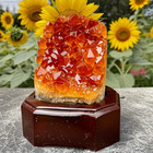 2025 Rare300g  Orange Cluster Geode Crystal Specimens Home Decor  Purify Energy