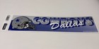 Team Nfl Dallas Cowboys Bumper Sticker Decal Helmet Vintage 11 Inch Blue 90s