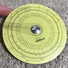 Pickett Circular Slide Rule W  Manual And Case - Vintage 1950s - Model 101-c