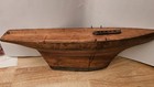 Vintage Pond Yacht Early Model Boat Wooden Hull Metal Keel 22  