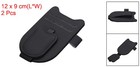 2pcs  Sunglass Holder For Car Visor Magnetic Leather Glasses Holder Black