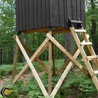 4 Pack Compound Angle Heavy Duty Deer Elevator Brackets Tree Stand Powder Coated