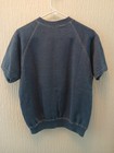 Vintage Pabst Blue Ribbon Beer Hero Man Short Sleeve Sweatshirt 60s 70s Rare