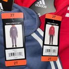 Adidas Toddler Tracksuit Set Size 2t Red   Blue Nwt