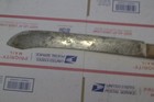 Vintage Hollinger Butcher Knife W Wood Handle  12  Blade  Hand Made Fremont O