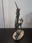 Vintage James Lane Casey Perth Pewter Sculpture Horse Figurine Statue 1970 s 8 