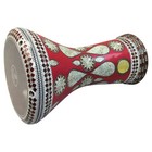 The Red Stargazer Gawharet El Fan 17  Mother Of Pearl Darbuka