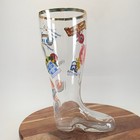 Authentic 2l German Beer Glass Boot Das Bier Oktoberfest Beerfest Logos Vintage 