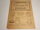 Peerless Fashion Guide October 1915 Crowley s Bangor Me  Catalog Vintage 