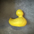 Vintage 1977 Knickerbocker Toy Co  Rubber Duck Made In The Usa   Yellow Ducky