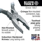  Klein Tools 12098 8  Universal Side Cutting Pliers - Connector Crimping 