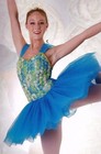 Short Ballet Costume Attached Tutu Soutache Rosette 3 Colors Over 70 Available
