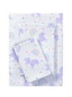 Your Zone Kids Soft Microfiber Sheet Set  Purple Unicorn  Twin  3 Pieces