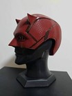 Daredevil Matt Murdock Movie Cosplay Helmet Abs Cowl Half Mask Painted Blk   Red
