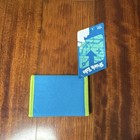 Shark Tale Boys Trifold Wallet Blue green Nylon Canvas Graphic Credit Card