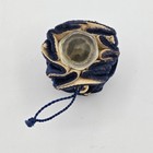 Vtg Marquay Perfume Bottle And Pouch France Art Deco French Vanity Figural Empty