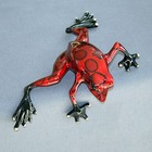 Bronze Frog Figurine Statue   Barry Stein Sculpture Art